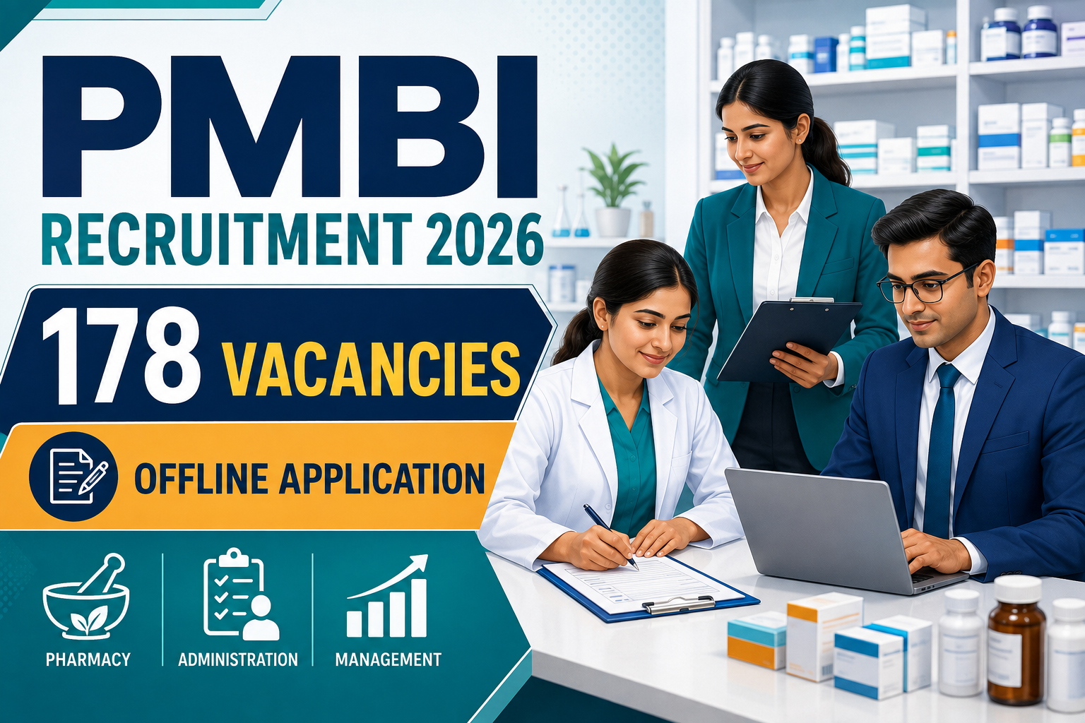 Cover image for PMBI Recruitment 2026 – Apply Offline for 178 Contract Posts